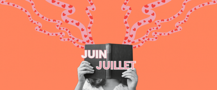 coeurs qui sortent d'un livre