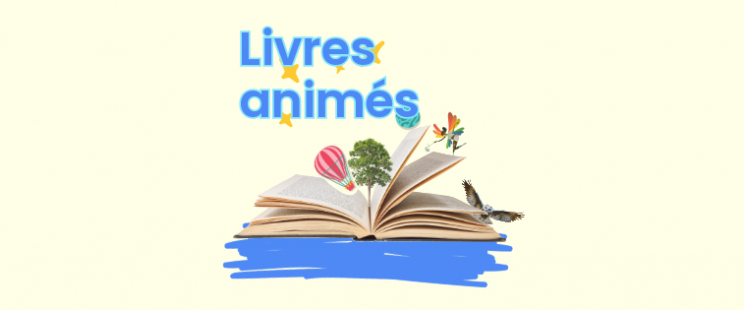 Livre d'où sort des objets 