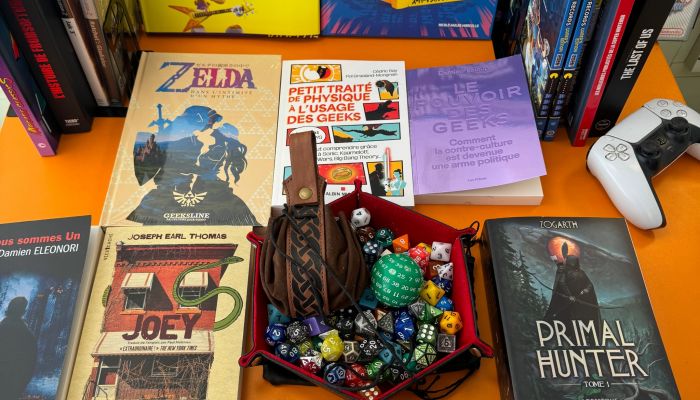 Table librairie SFL Journée mondiale des geeks 